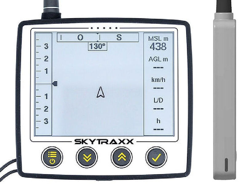 Skytraxx 5 Vario/GPS met FANET , FLARM n livetracking